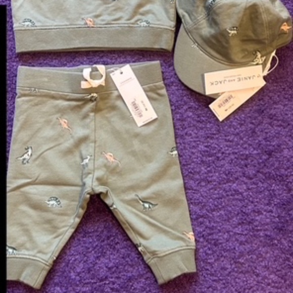 Janie and Jack - Boys Dinosaur set - NWT - 3-6 months - Picture 3 of 8